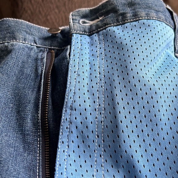 NBA customize Blue Relaxed Fit Jeans with Distressed Details size 50 32 length - Picture 7 of 7